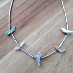 Vintage Navajo Birds Necklace